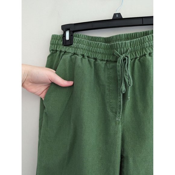 J. Crew Linen-cotton Blend Drawstring Pant Size 8 - Picture 4 of 9